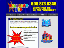 Tablet Screenshot of kangaroo-hop.com
